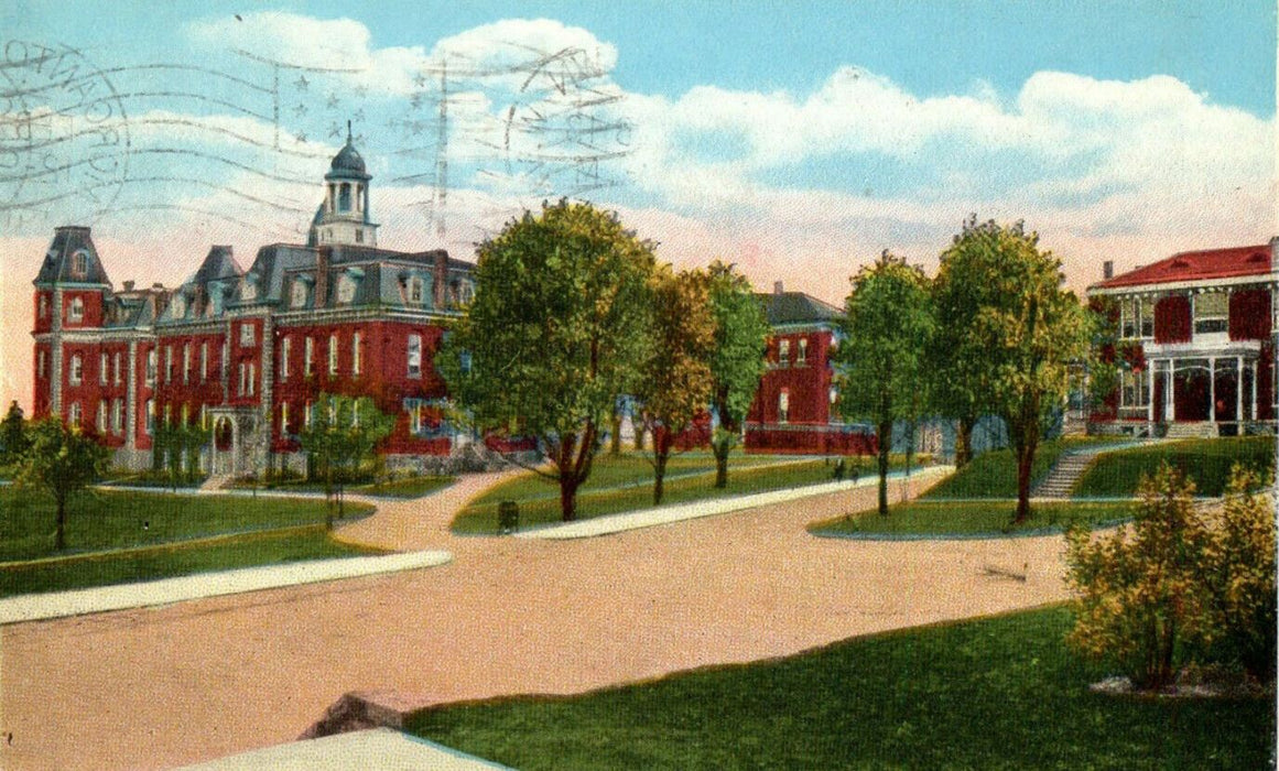 1918 University of West Virginia Morgantown West Virginia WV Antique Postcard