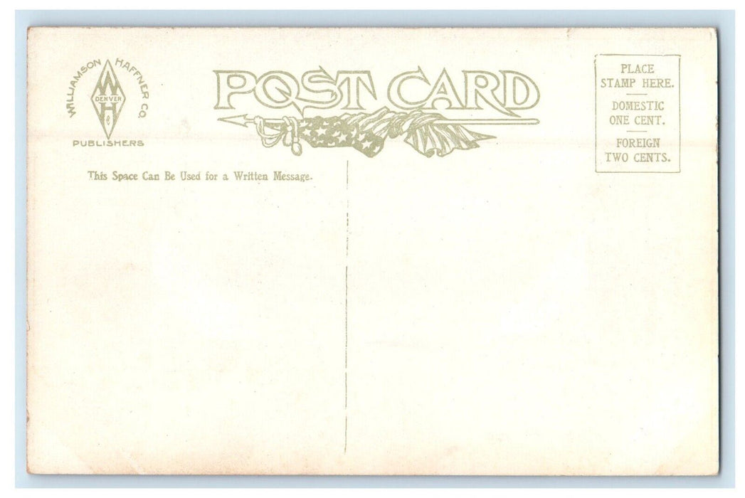 c1910's Fishing Camp Mouth Of Cottonwood Lake Buena Vista Colorado CO Postcard