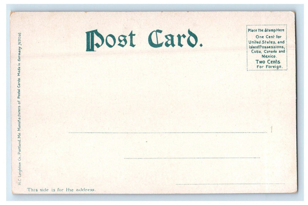 c1905 Middletown Connecticut CT, High School Building Unposted Antique Postcard