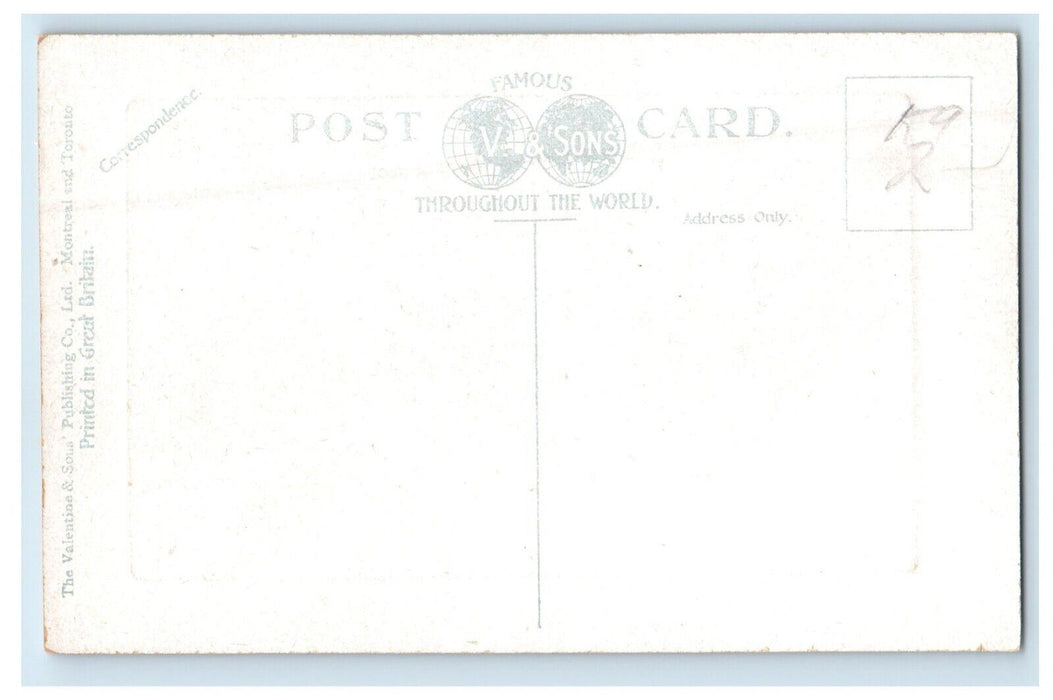 c1910's C.P.R Office And Wharves Victoria Harbor B.C Canada Unposted Postcard
