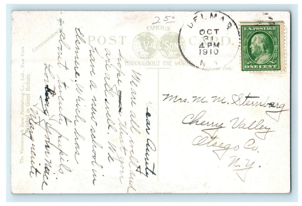 1910 St Agnes School, Albany New York NY Posted Antique Postcard