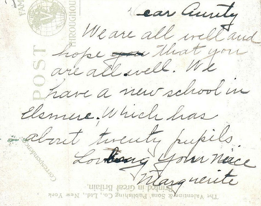 1910 St Agnes School, Albany New York NY Posted Antique Postcard