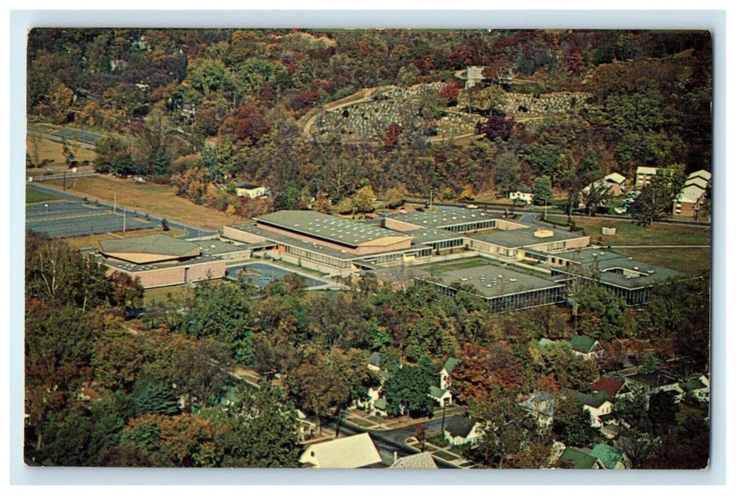c1960's Ithaca High School, Ithaca New York NY Advertising Postcard
