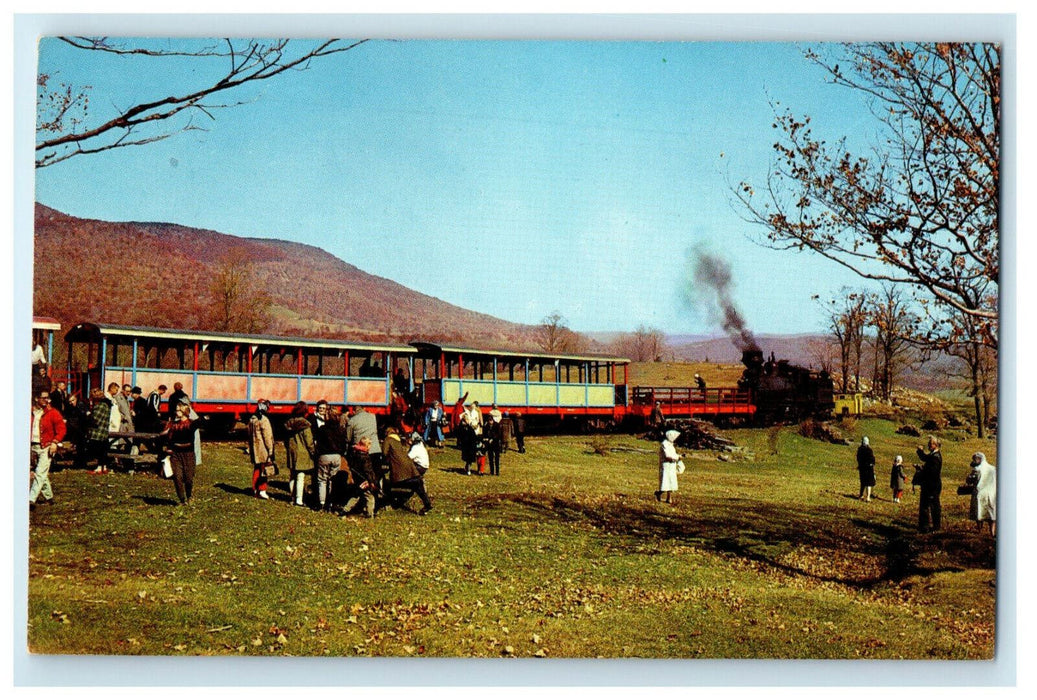 c1960 Cass Scenic Railroad West Virginia's Scenic Attraction Postcard