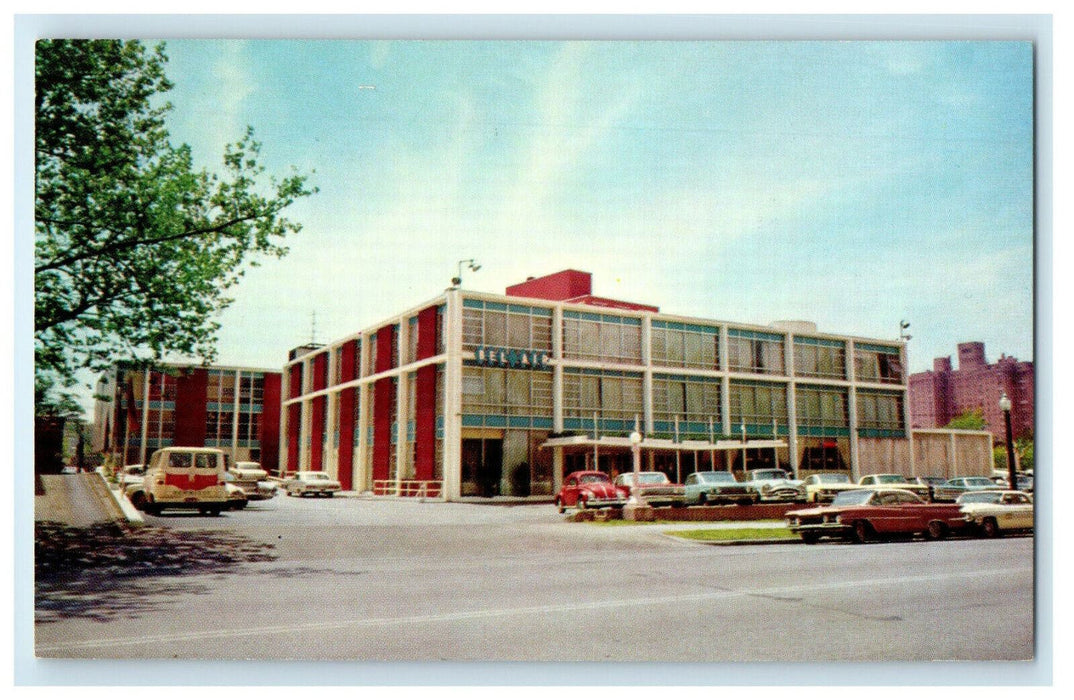 1964 Bell Air Motor Hotels, Henrici's Restaurant Lindell Blvd. Postcard