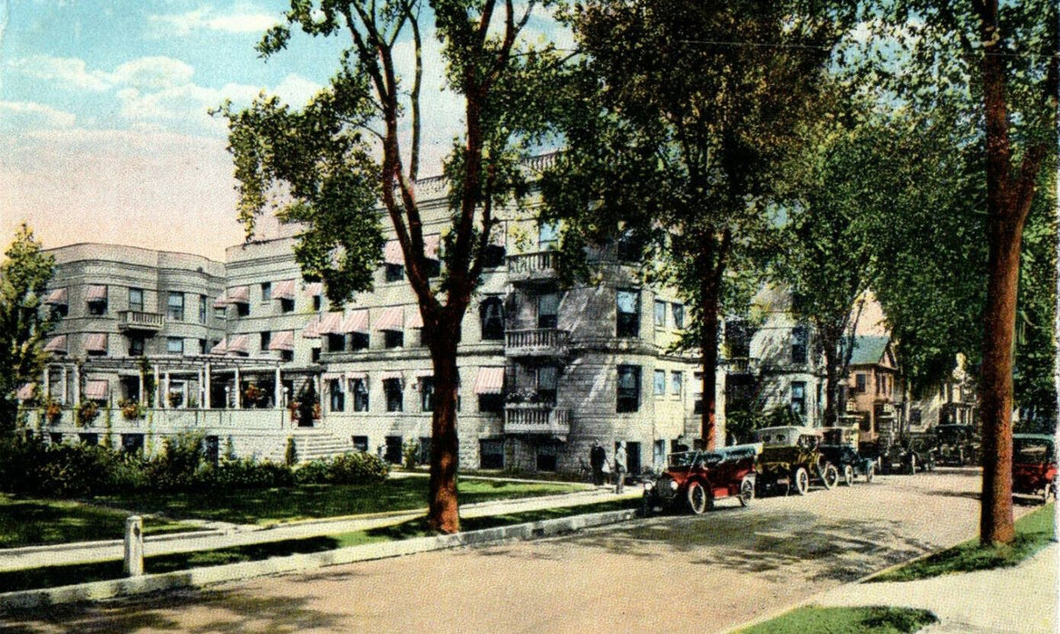 1916 Weldon Hotel, Greenfield, Massachusetts MA Posted Antique Postcard