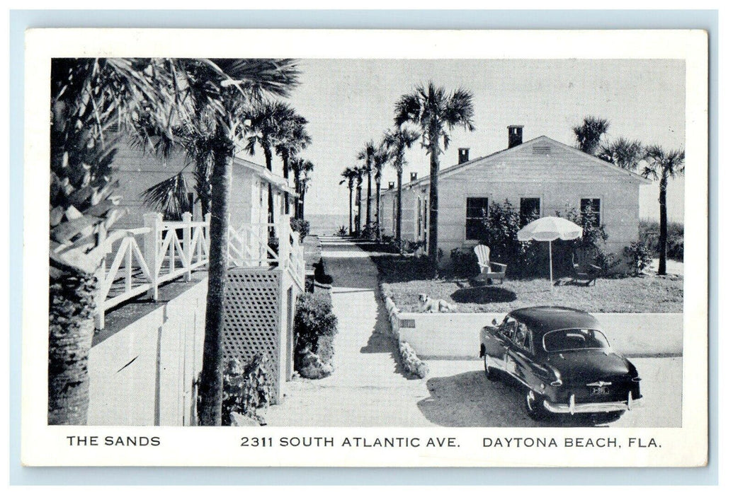 The Sands South Atlantic Avenue Daytona Beach Florida FL, On The Beach Postcard