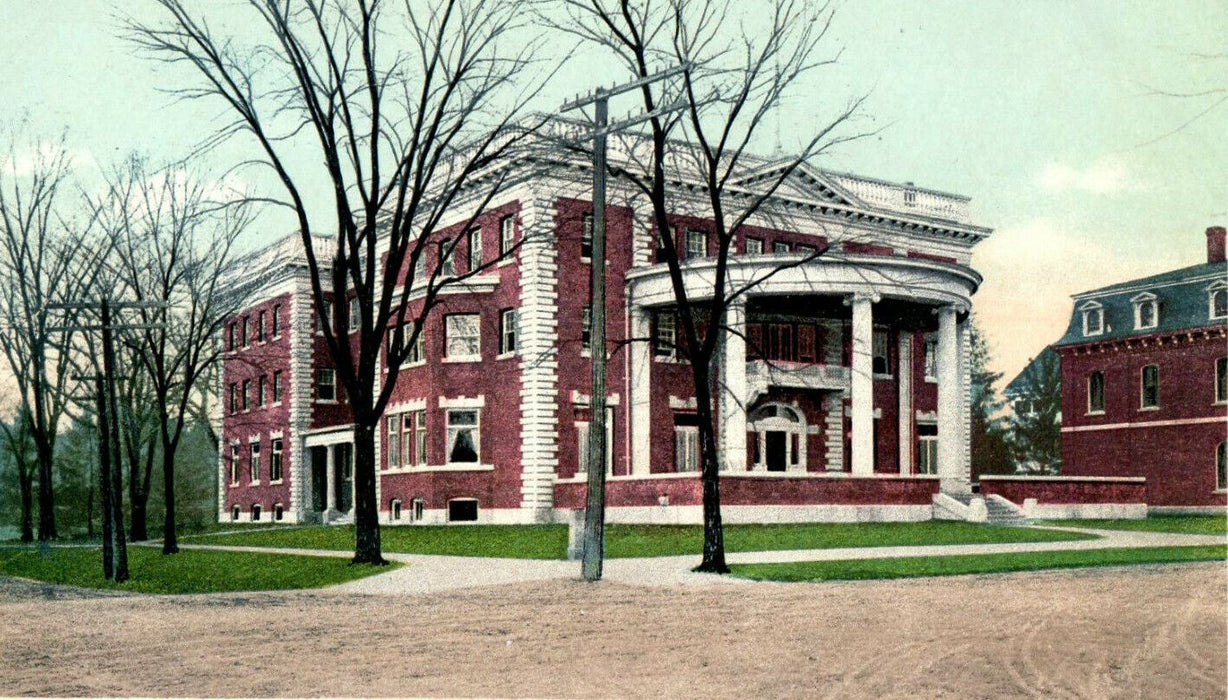 c1905s College Hall, Dartmouth College, Hanover New Hampshire NH Postcard