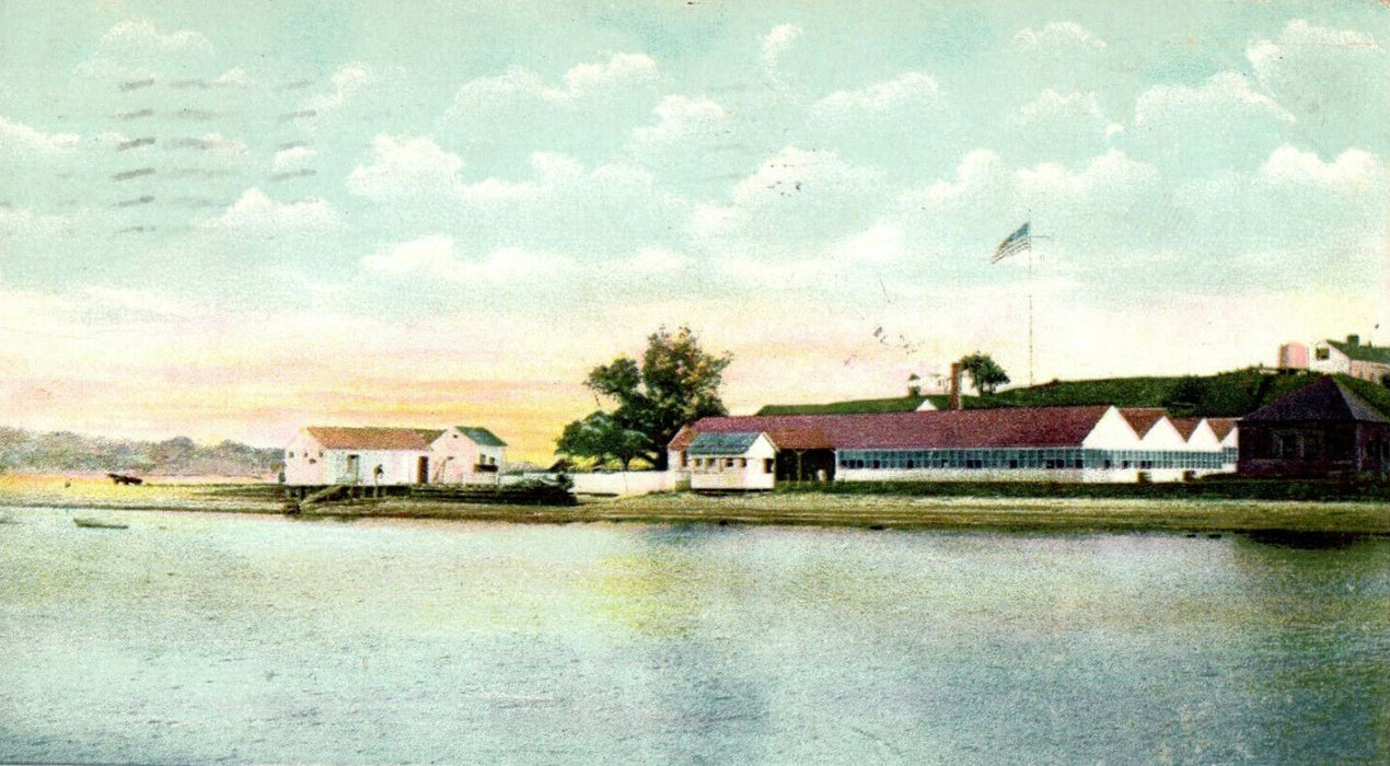 1908 Fields Point Providence Rhode Island RI Posted Antique Postcard