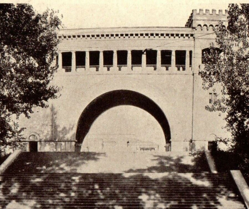Entrance To Stadium University Syracuse New York NY Divided Back Postcard
