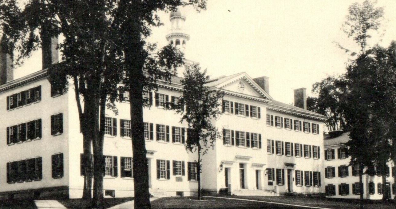 c1940's Dartmouth College Hall Hanover New Hampshire NH Unposted Postcard