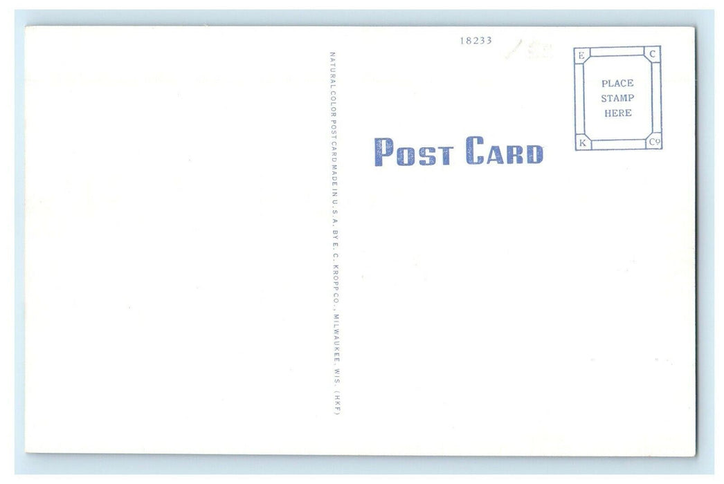 c1940's Ship At Coal Dock J.J Turner Ship Boat Ashland Wisconsin WI Postcard