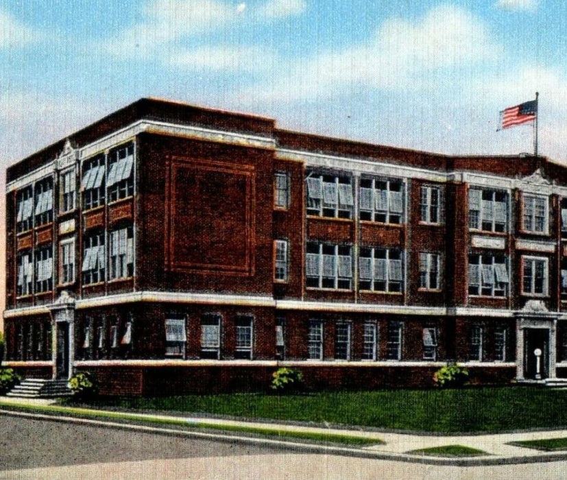 c1940's Florence High School Building Florence South Carolina SC Postcard