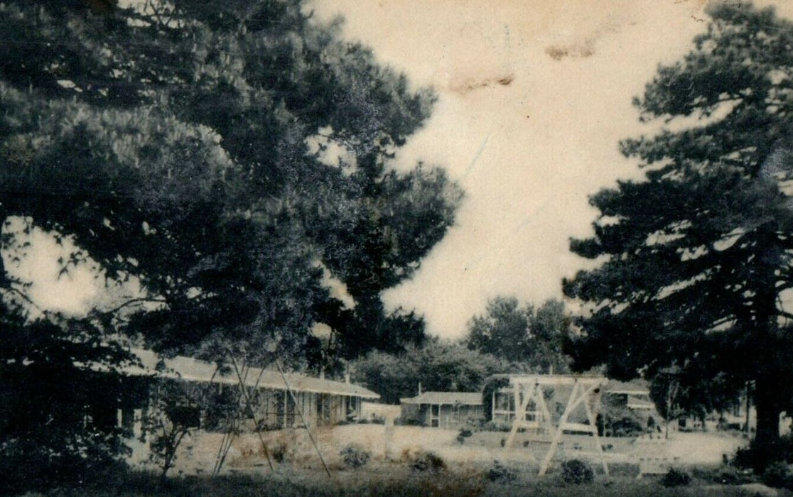 c1940's Dodson Motel Junction City Kansas KS At South Edge Hwys Postcard