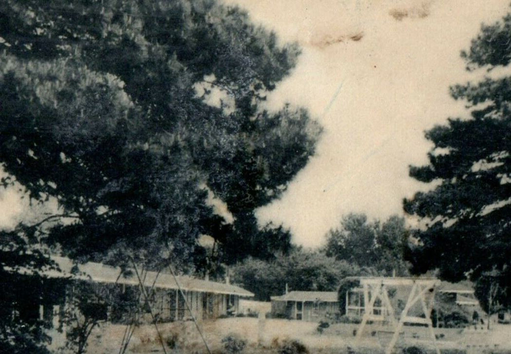 c1940's Dodson Motel Junction City Kansas KS At South Edge Hwys Postcard