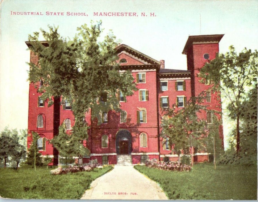 c1905s Industrial State School, Manchester, New Hampshire NH Unposted Postcard