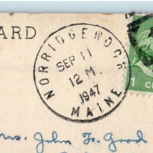 1947 Orchard House Home Of Louisa May Alcott Concord Massachusetts MA Postcard