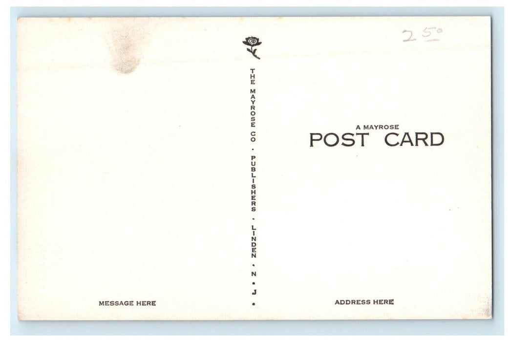 c1940's Oklahoma City OK, View Of State Capitol Building Vintage Postcard