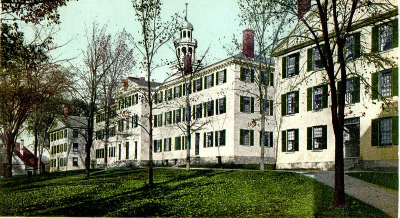 1906 Dartmouth and Wentworth Halls Dartmouth College New Hampshire NH Postcard