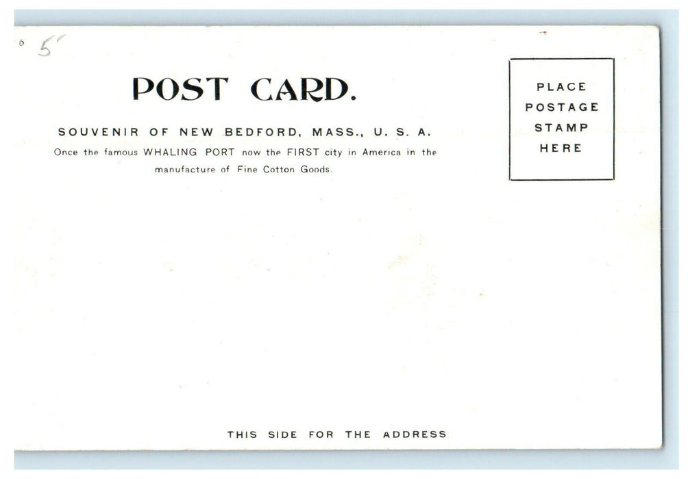 The Trinitarian Congregational Church New Bedford Massachusetts MA Postcard