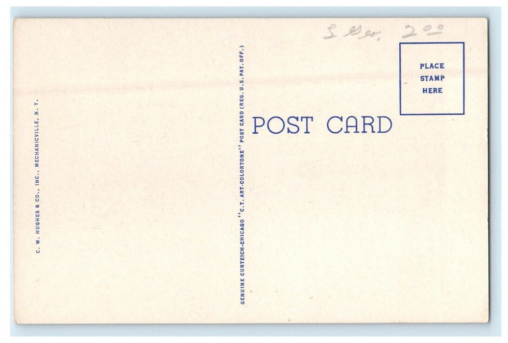 Bathing Beach The Hearthstone Public Camp Lake George New York NY Postcard
