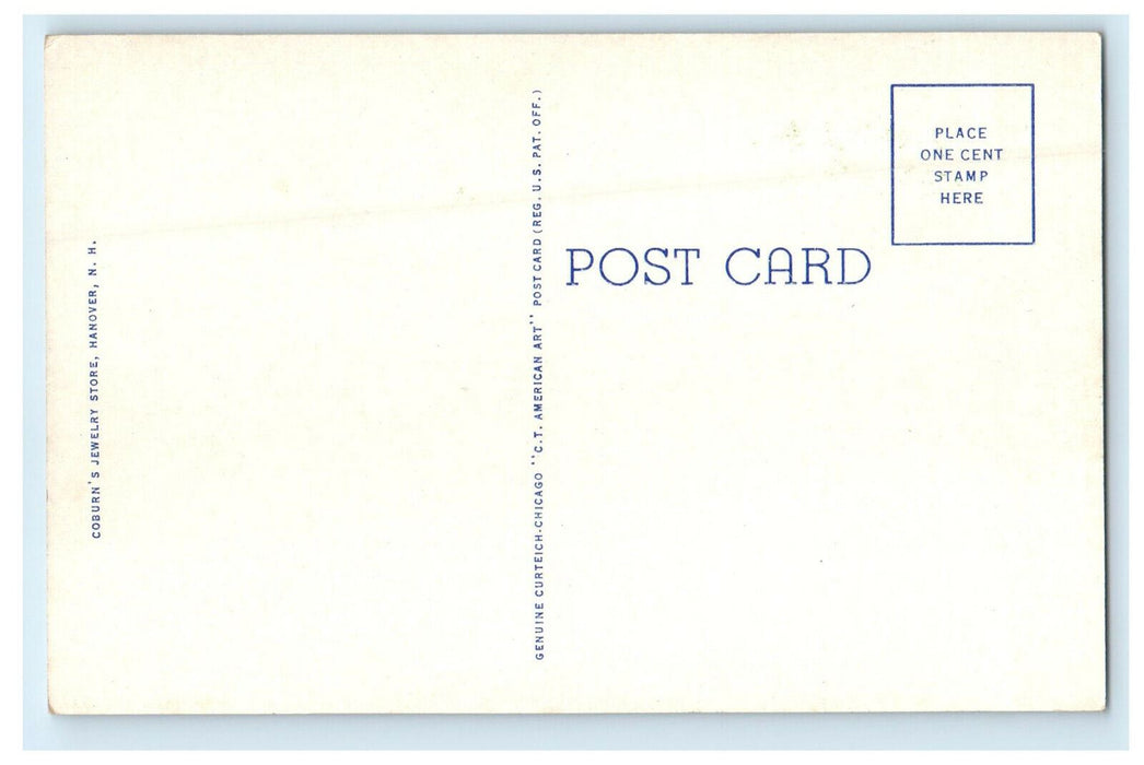 c1920s Massachusetts Row Dartmouth College, Hanover New Hampshire NH Postcard