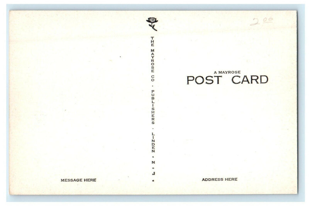 c1940's State Capitol Building Topeka Kansas KS Unposted Vintage Postcard