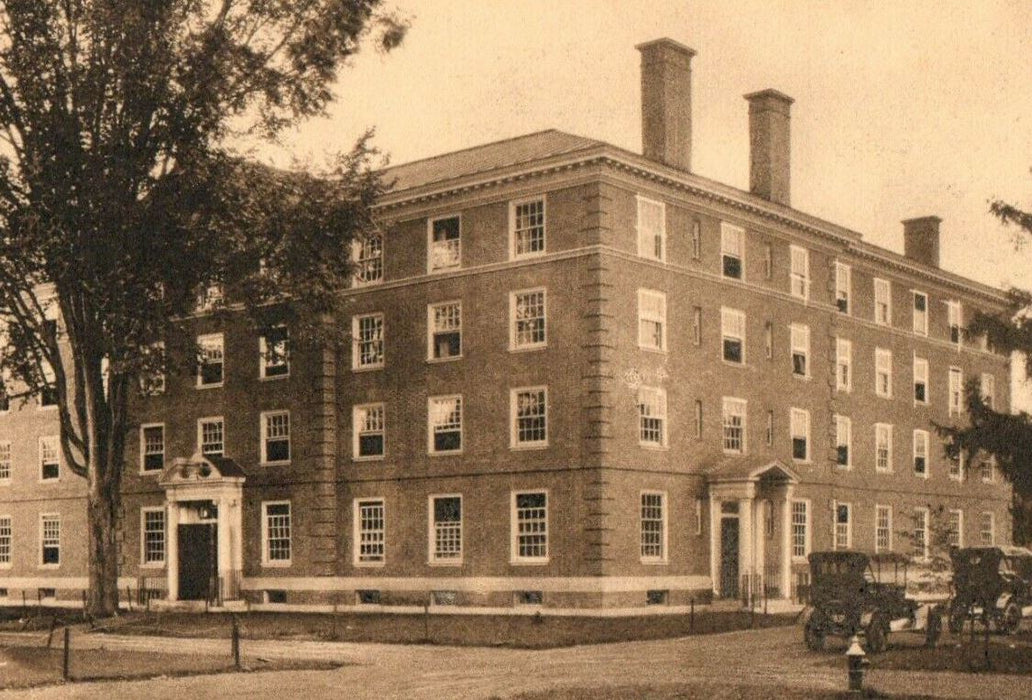 c1940's Russell Sage Hall Building Dartmouth College Hanover NH Vintage Postcard