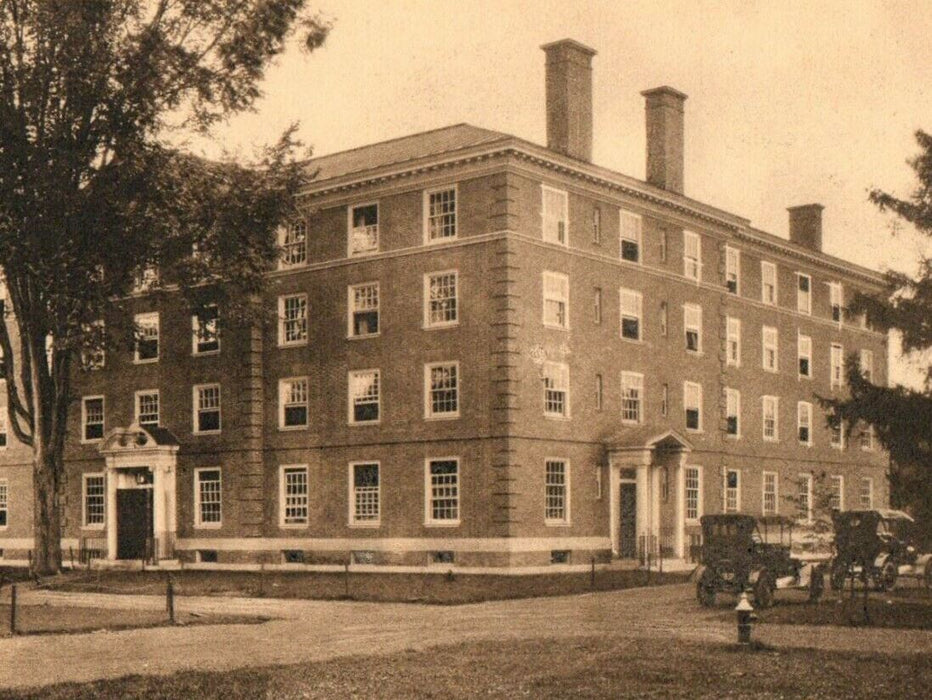 c1940's Russell Sage Hall Building Dartmouth College Hanover NH Vintage Postcard