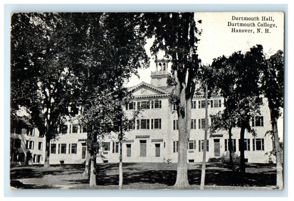 c1940's Dartmouth Hall Dartmouth College Hanover New Hampshire NH Postcard