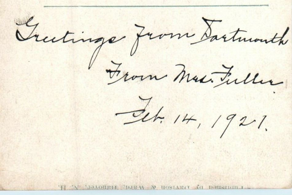 c1940's Dartmouth Hall Dartmouth College Hanover New Hampshire NH Postcard