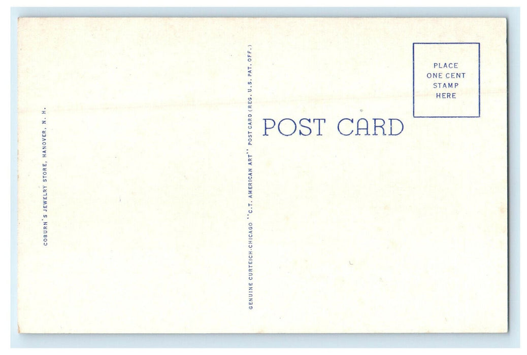c1920s Amos Tuck School Dartmouth College, Hanover New Hampshire NH Postcard