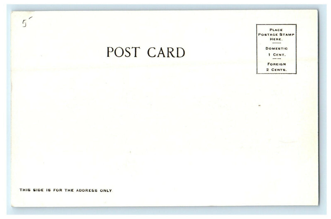 1905 Free Public Library, New Brunswick, New Jersey NJ Antique Postcard