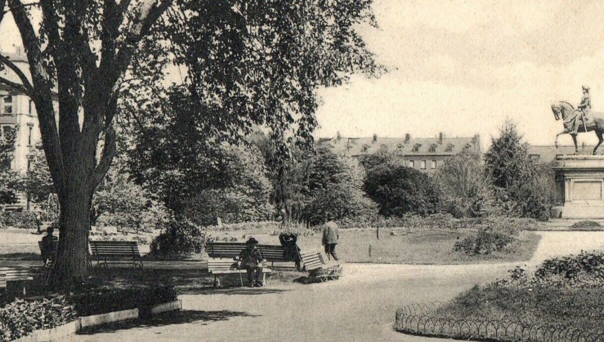 1905  The Pubic Garden View Boston Massachusetts MA Rotograph Antique Postcard