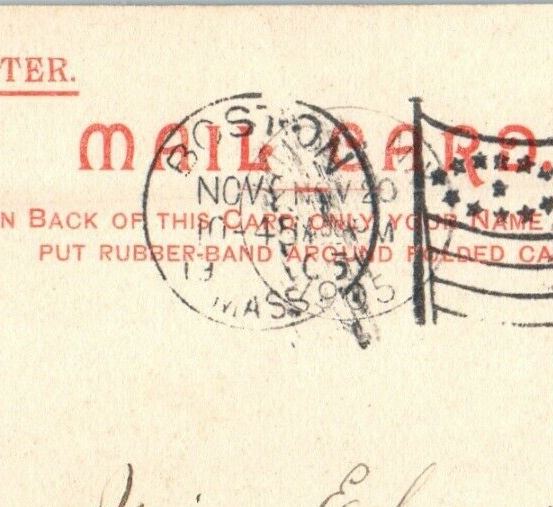 1905  The Pubic Garden View Boston Massachusetts MA Rotograph Antique Postcard