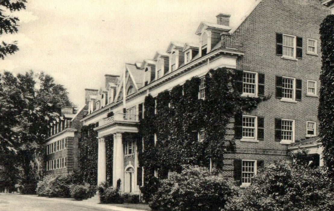 Massachusetts Row Dartmouth College Hanover New Hampshire NH Vintage Postcard