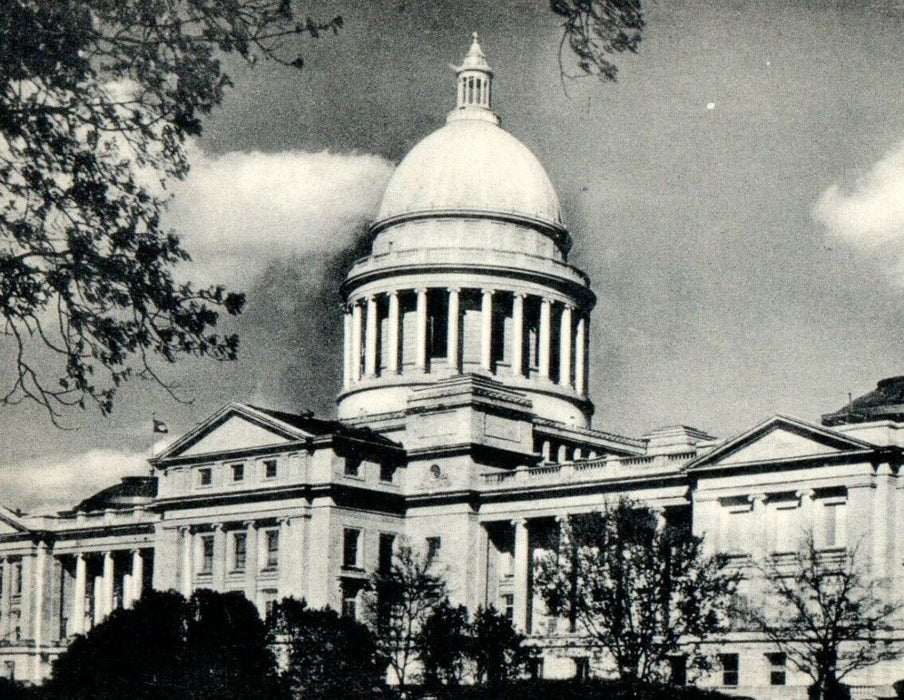 c1940's State Capitol Building Little Rock Arkansas AR Unposted Vintage Postcard