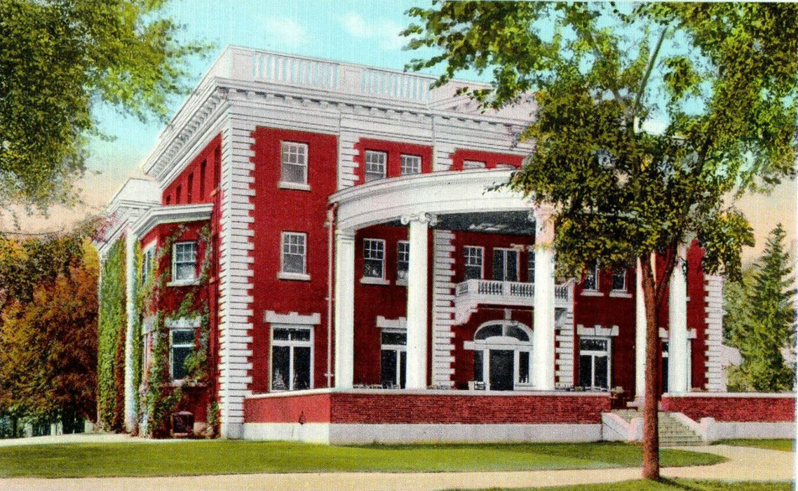 c1920s College Hall Dartmouth College, Hanover New Hampshire NH Postcard