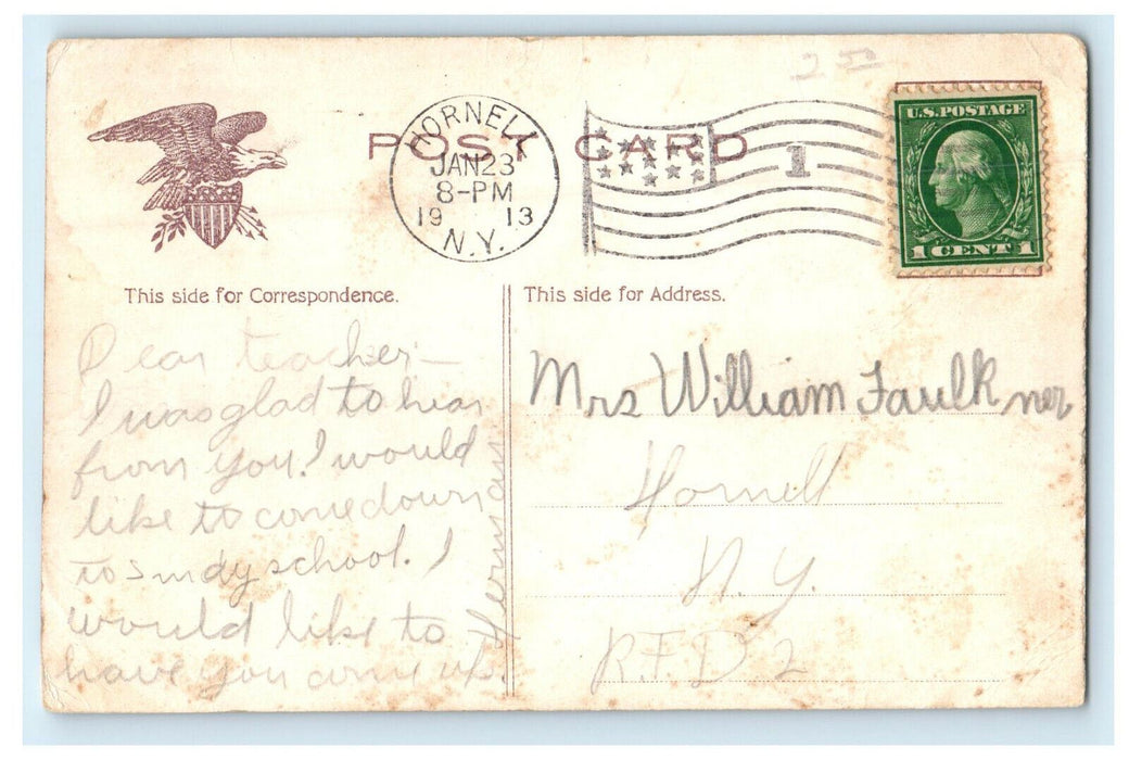 1913 View of the State Capitol, Des Moines Iowa IA Posted Antique Postcard