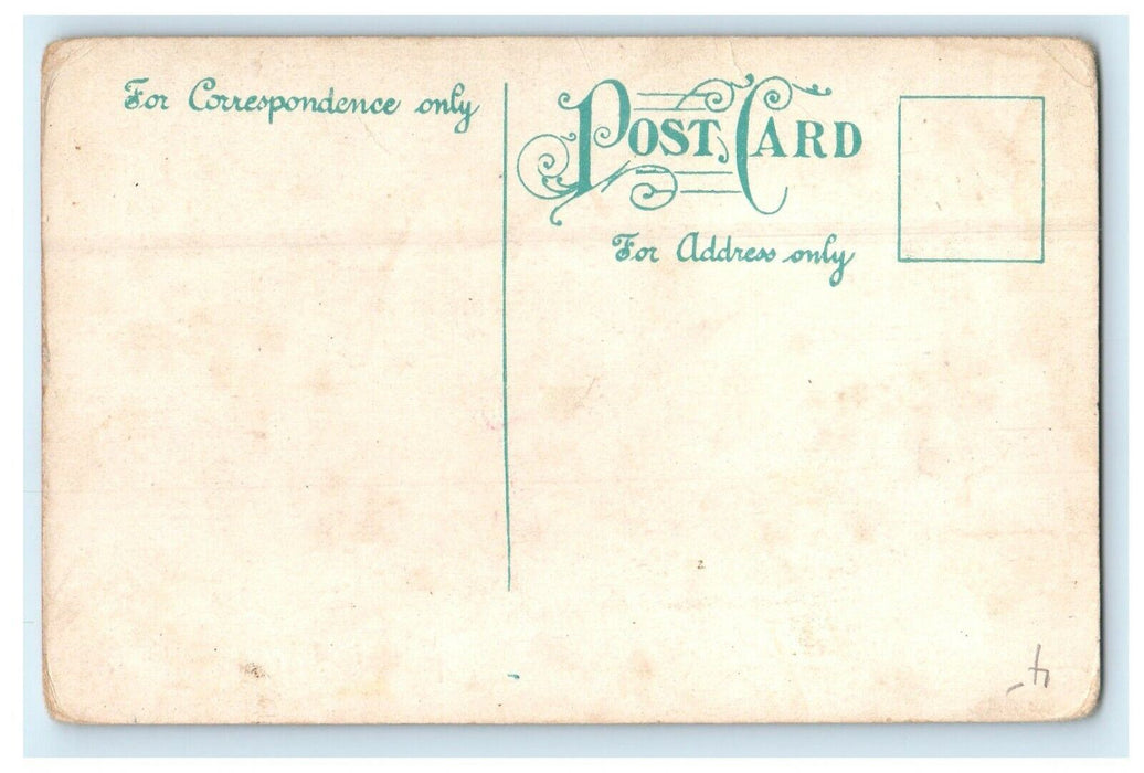 1911 Baptist Church, Middleboro, Massachusetts MA Antique Postcard