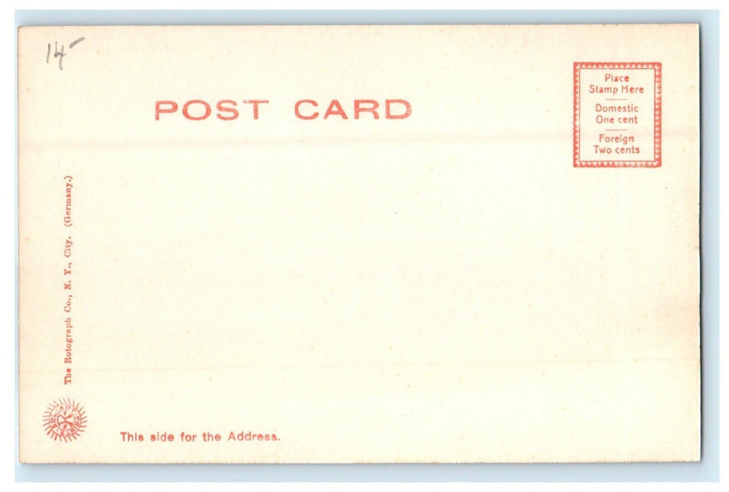 c1905 Casino Street View Siasconset Massachusetts MA Unposted Rotograph Postcard