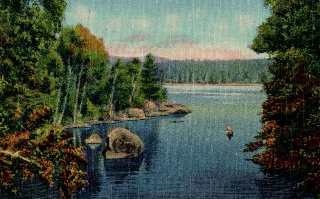 Greetings From Newfound Lake Bristol New Hampshire NH Lovers Retreat Postcard