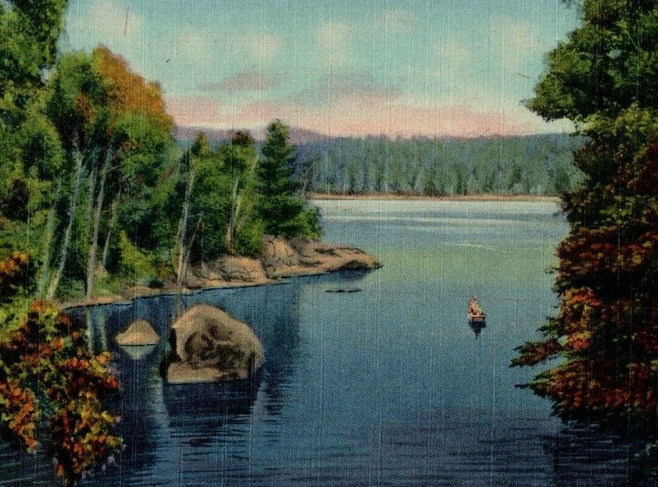 Greetings From Newfound Lake Bristol New Hampshire NH Lovers Retreat Postcard