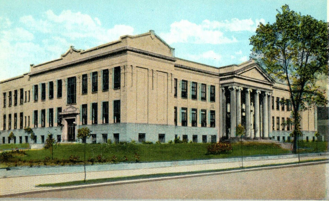 c1920s Madison School, Wheeling, West Virginia WV Unposted Postcard