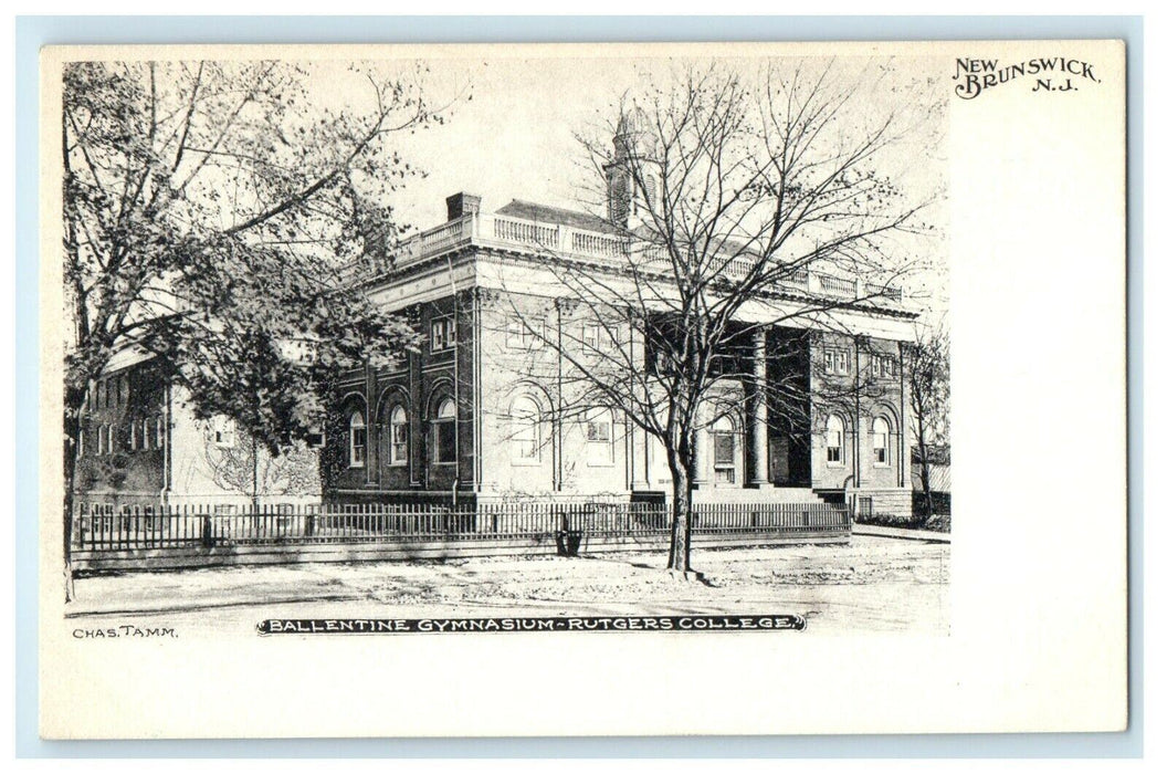 c1905 Ballentine Gymnasium Rutgers College New Brunswick New York NY Postcard