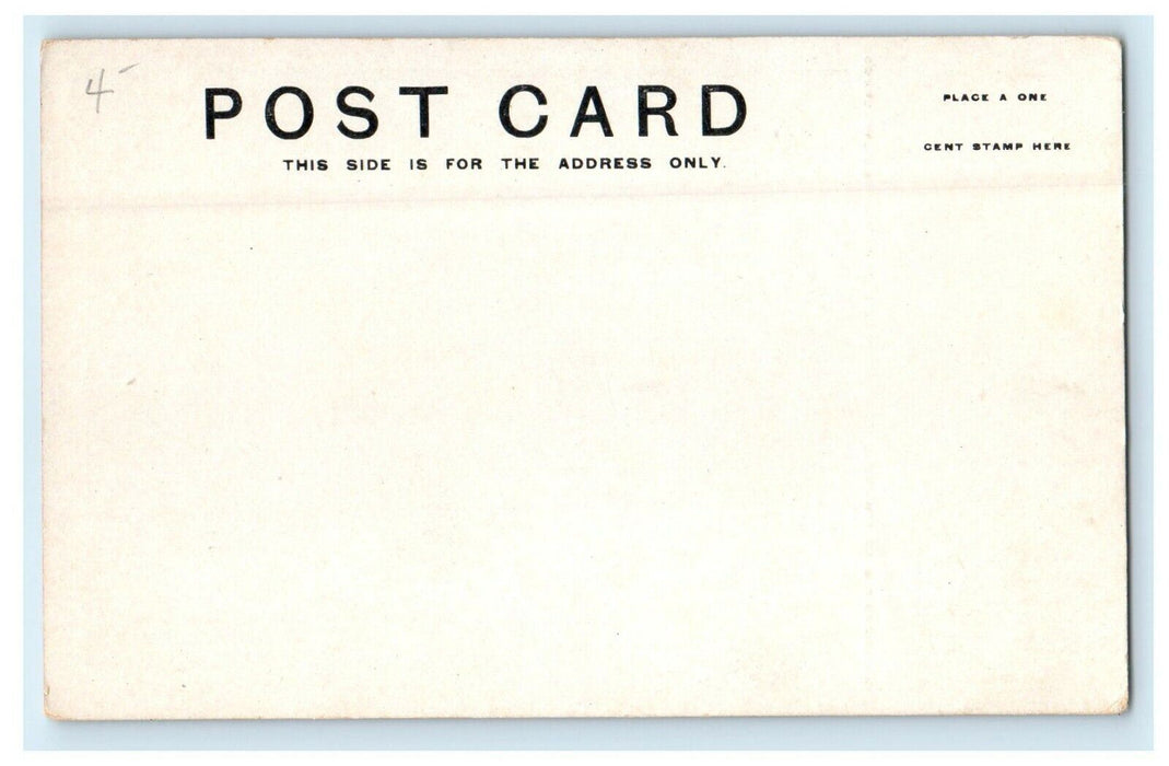 c1905 A View Of Congregational Church Milford Massachusetts MA Antique Postcard
