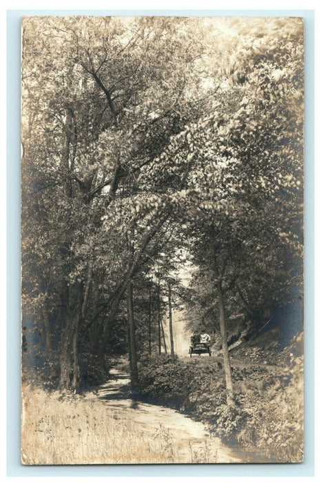 Vermont Classic Convertible River RPPC Photo 1907 Vintage Antique Postcard