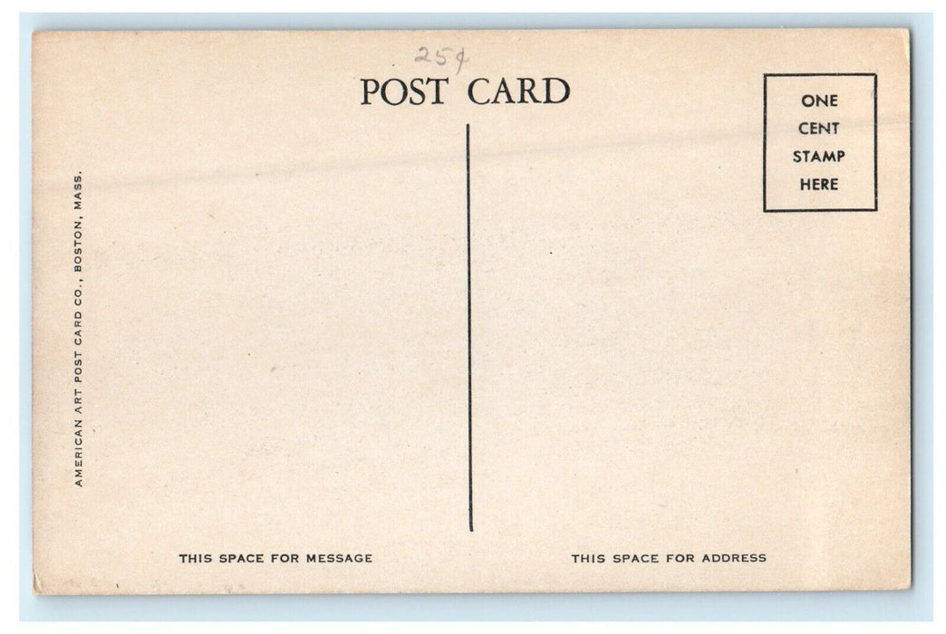 c1910 Jr. High School From Mill Pond Portsmouth New Hampshire NH Postcard