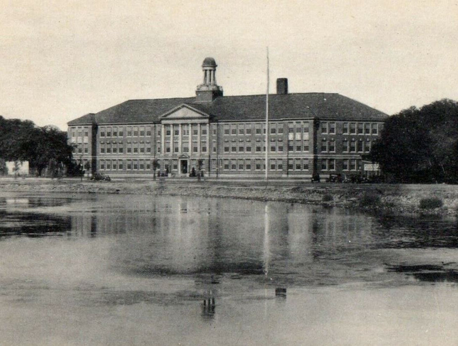c1910 Jr. High School From Mill Pond Portsmouth New Hampshire NH Postcard