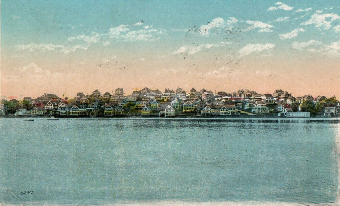 1918 Sagamore Hill, Nantasket Beach, Massachusetts MA Posted Antique Postcard